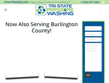 Tablet Screenshot of powerwashnj.com